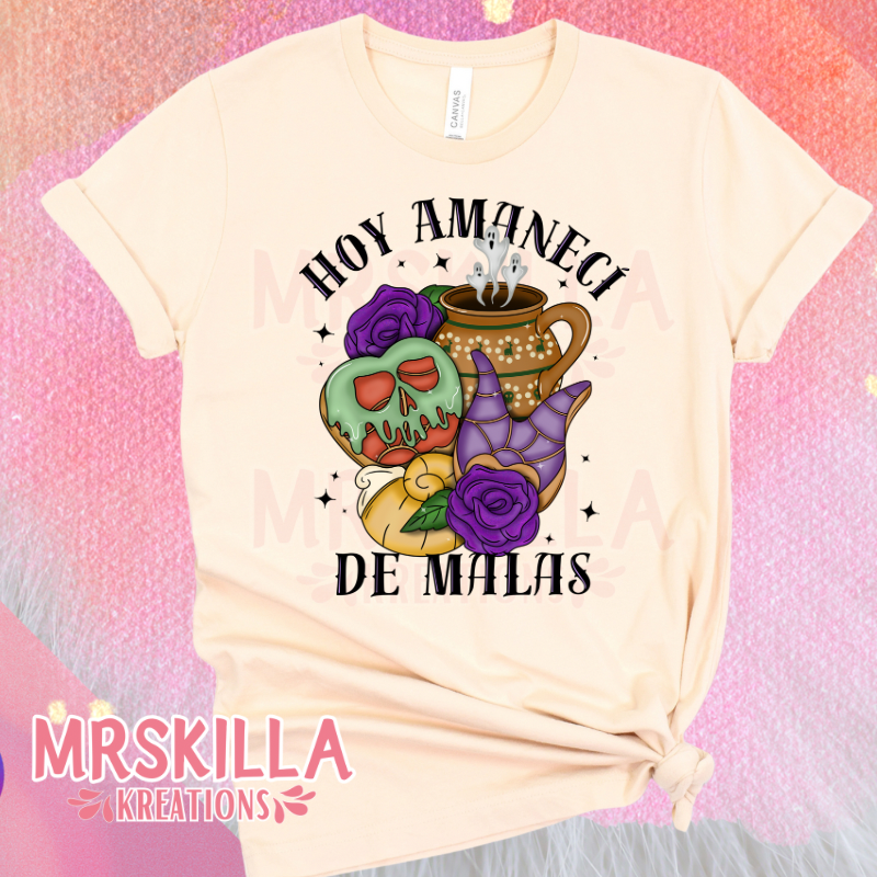 Hoy Amaneci de Malas T-shirt