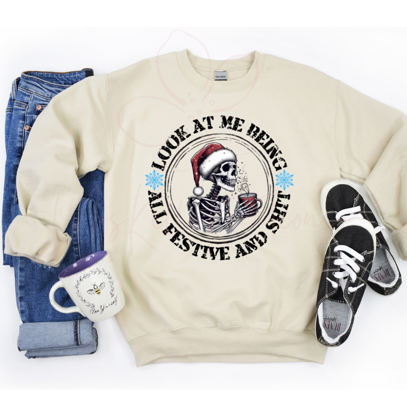 Look at me being all festive and all crewneck sweater