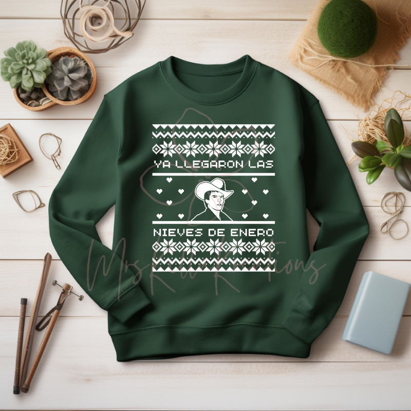 Las Nieves de Enero crewneck sweater
