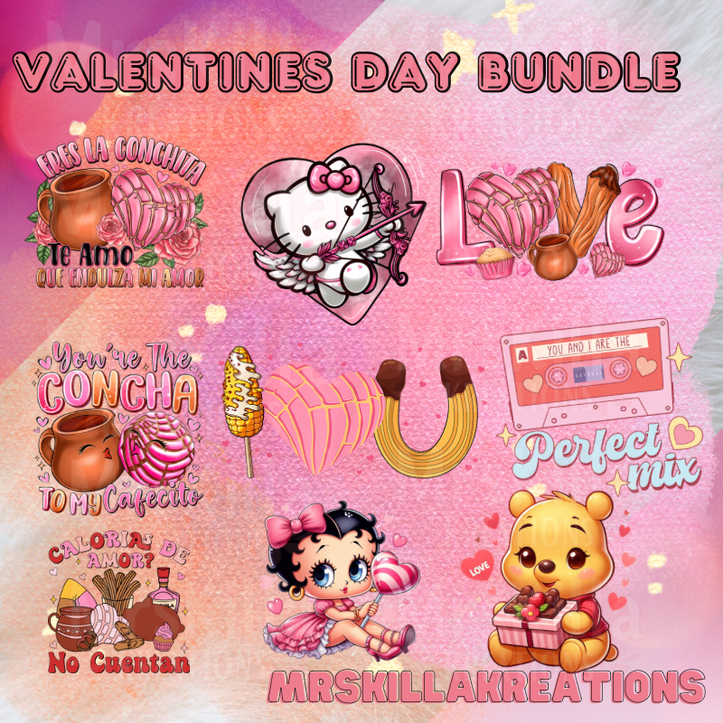Valentine bundle DTF Transfers