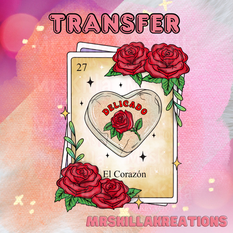 El corazon DTF Transfer