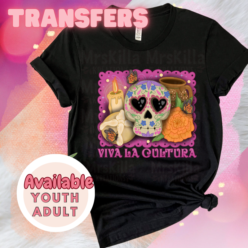 Viva La cultura pink DTF Transfer