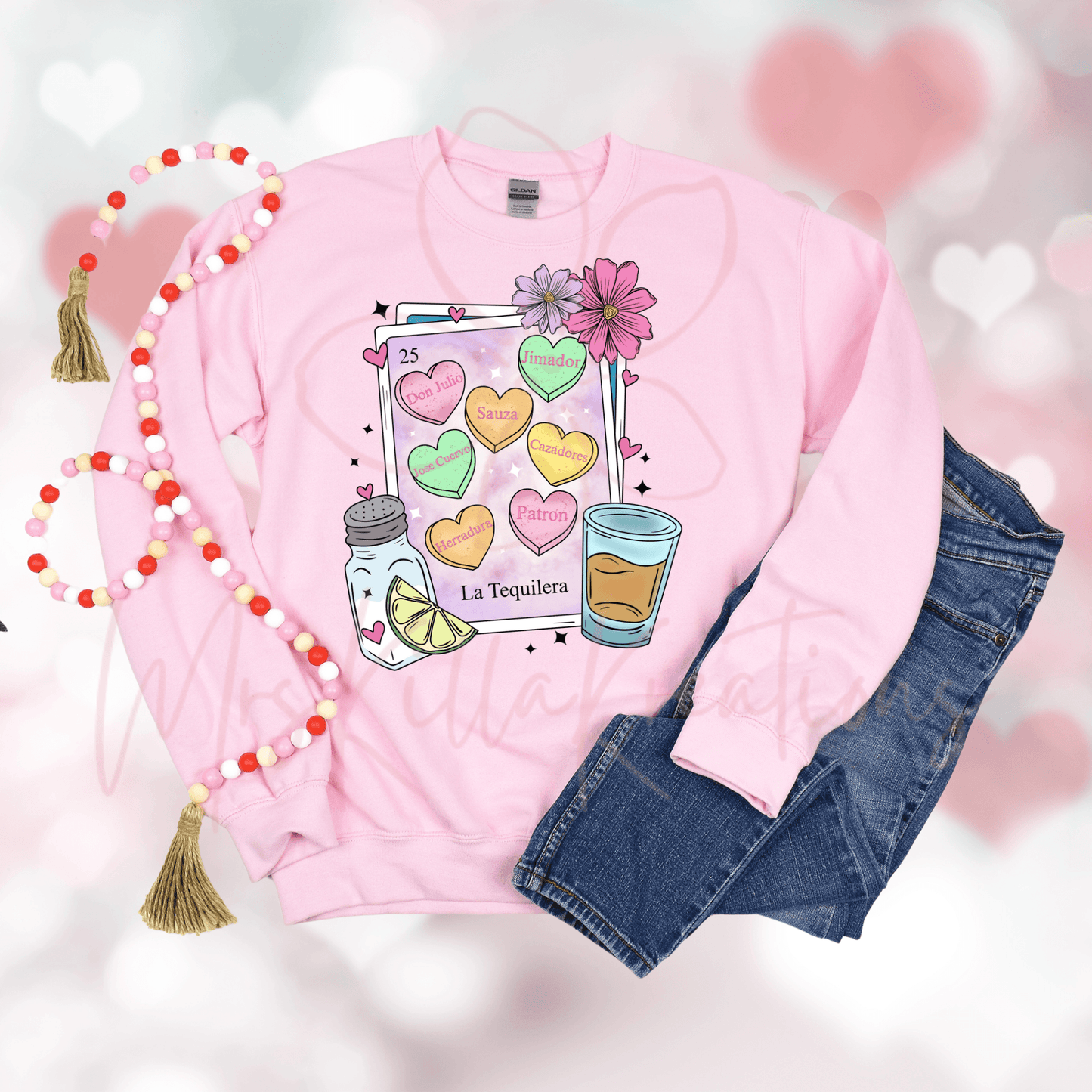 La tequila crewneck Sweater - Mrskillakreations 