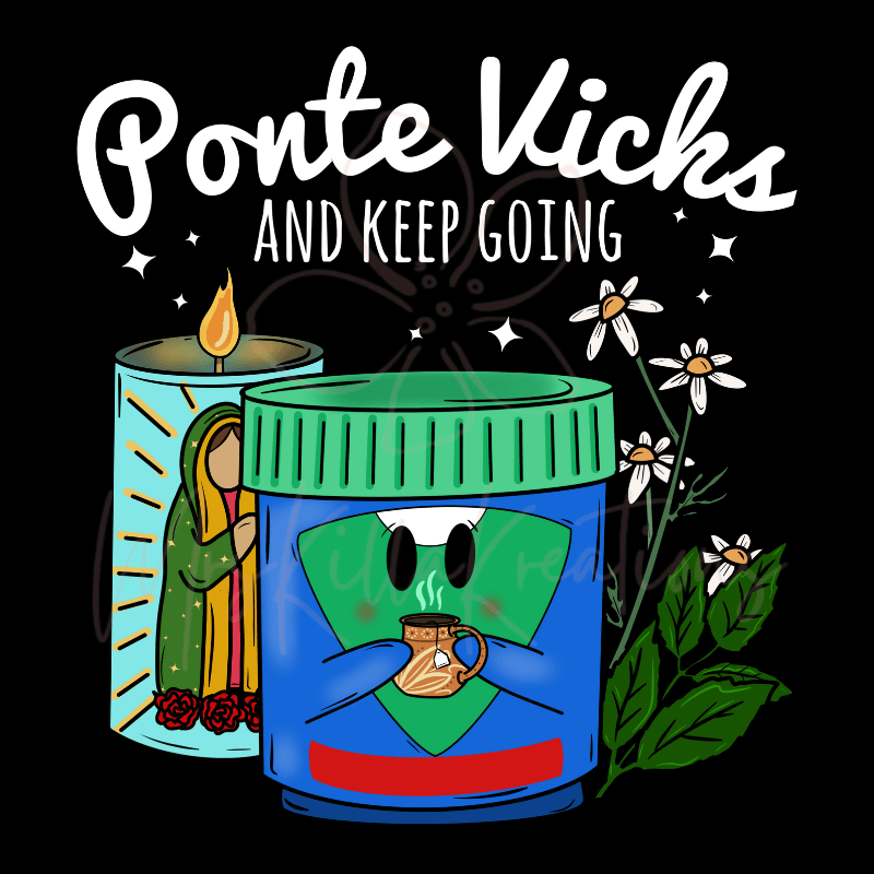 Ponte Vicks virgencita DTF transfer - Mrskillakreations 