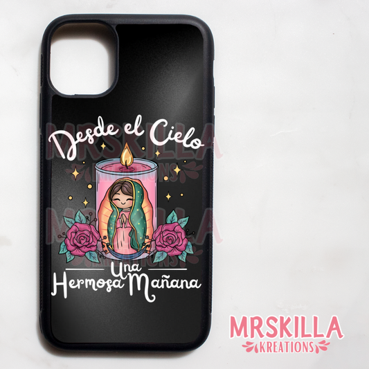 Desde el cielo Phone case