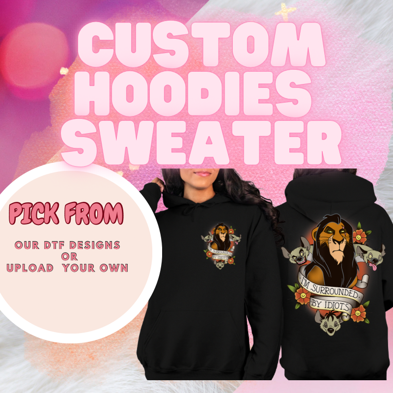 Custom Adult Hoodie