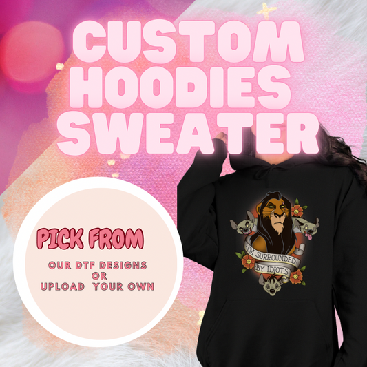 Custom Adult Hoodie